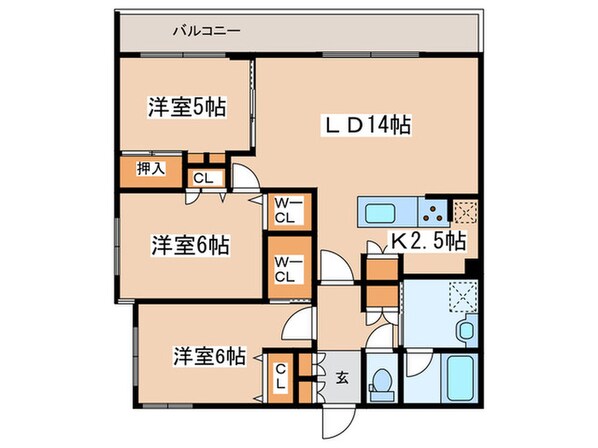 S-RESIDENCE神宮前の物件間取画像